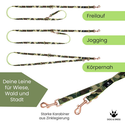 Hundehalsband + Leine Set "Ranger" inkl. Geschenkbox