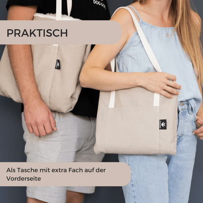 Hundedecke faltbar als Tasche - praktisch für unterwegs