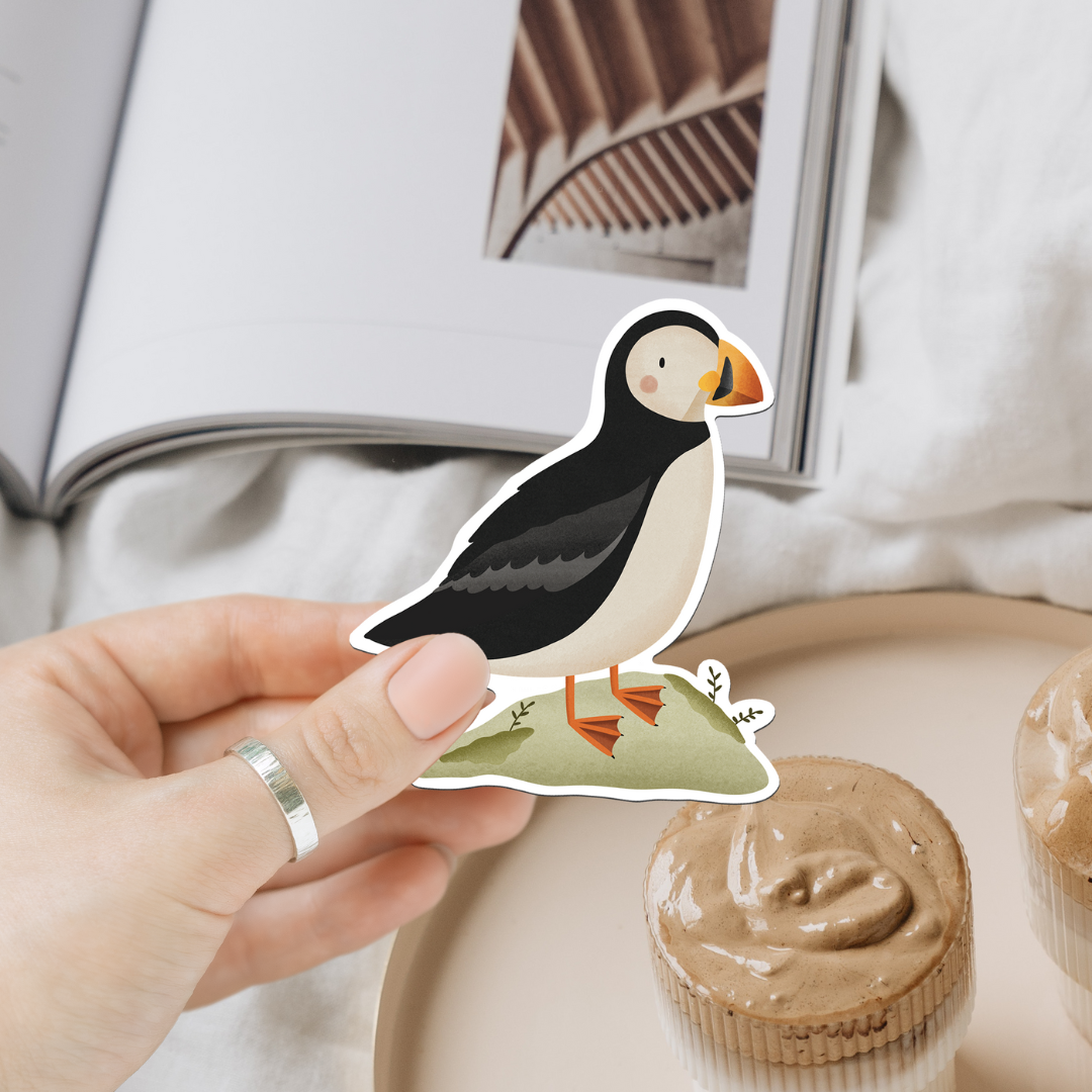 Magnet Puffin bird Iceland - fridge magnet Puffin - Iceland magnet