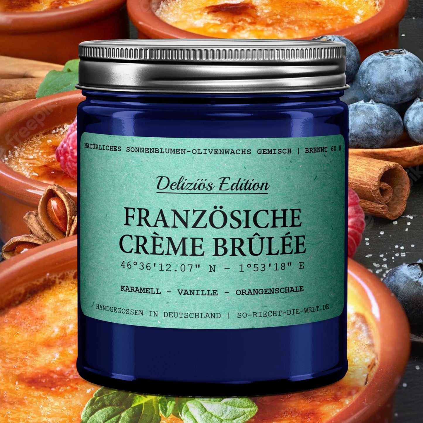 Kerze Französische Crème Brûlée